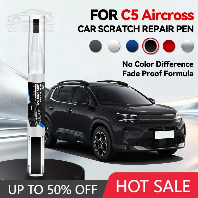 OPRTAMG Purpose Vehicle For Citroen C5 Aircross Car Paint Repair Pen Touch Up Scratch Remover DIY Auto Accessories Black KTV