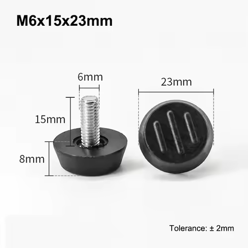 M6 M8 Leveling Foot Screw On Type PP Plastic Furniture Table Chair Sofa Leg Anti-slip Feet Adjustable Leveler Base Bolt Pad - Image 17