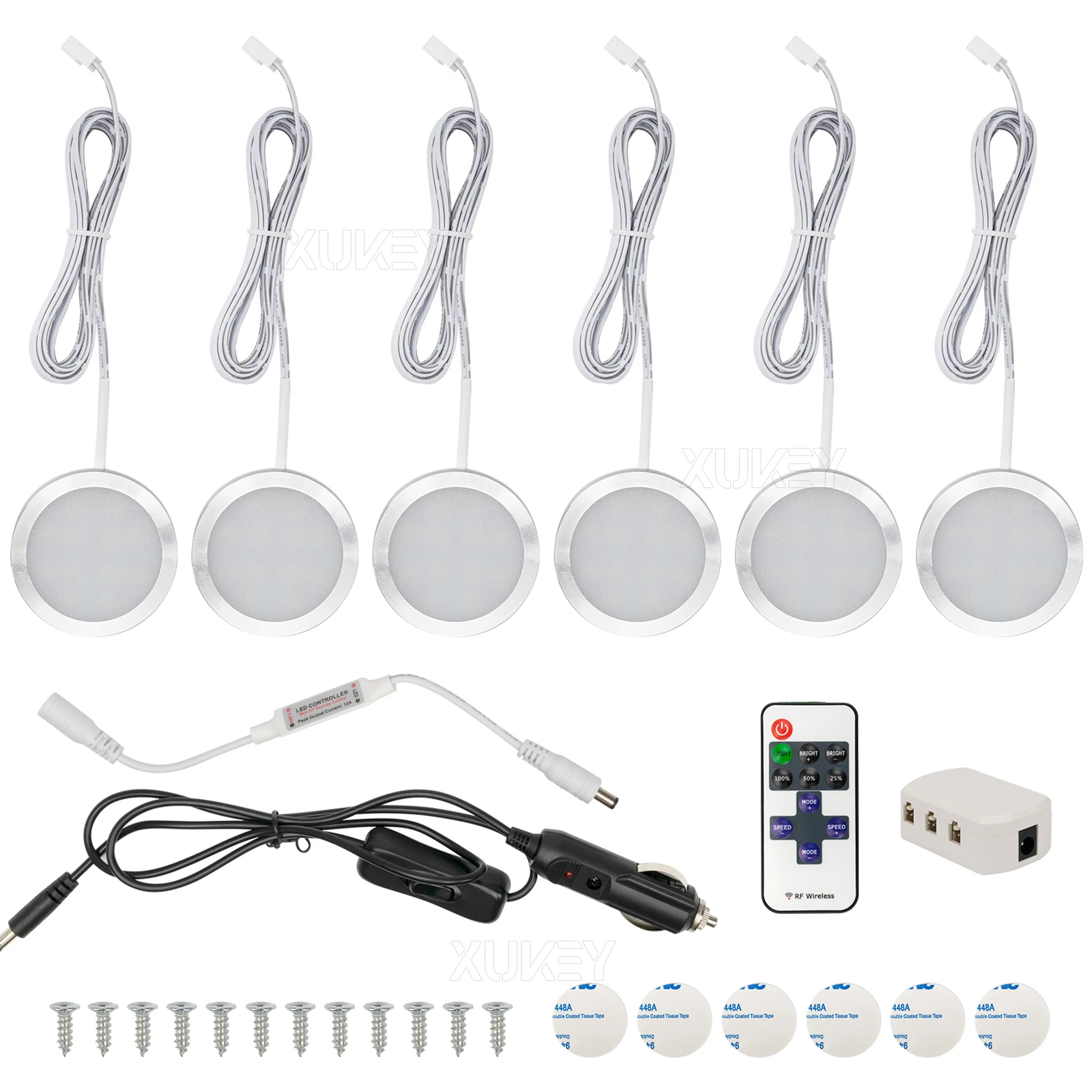 Picture 6: LED Under Cabinet Light Interior LED Roof Spot Lights Dimmable 12V RV Boat Kitchen Caravan Cupboard Showcase Kitchen Camper Van