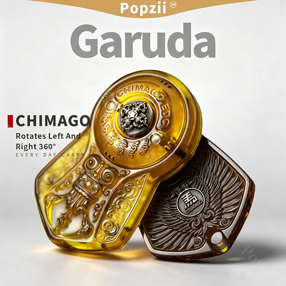 

CHIMAGO PEI Tashi Lhamo Garuda Fidget Slider Stress Relief Toy Push Slider Fidget Toys For Adults Anxiety Toys Novelty Toy