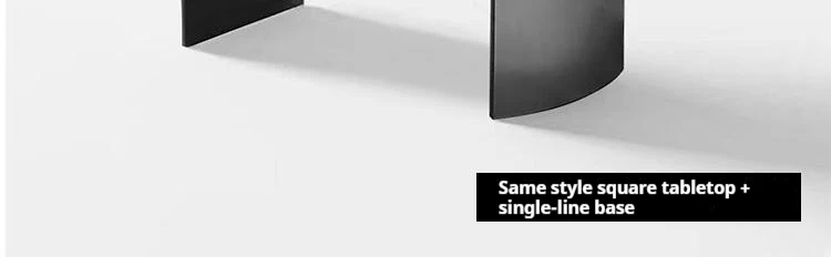 Nordic Minimalist Sintered Stone Dining Table, Anti-scratch Tabletop Home Dining Furniture for Apartment
