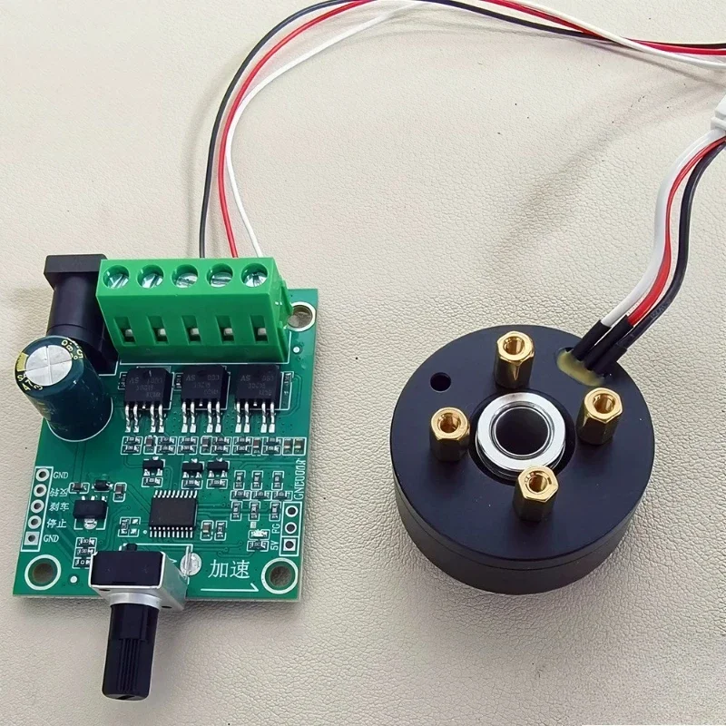 New Radial Free Magnetic Ring 2804 Three Phase Flow Brushless Inductive Motor BLDC Hollow Cross Line