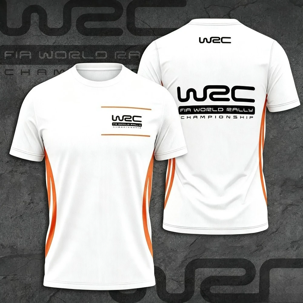 WRC World Rally Championship Racing T-Shirt Quick Dry Motorsport Short Sleeve Sports Tee