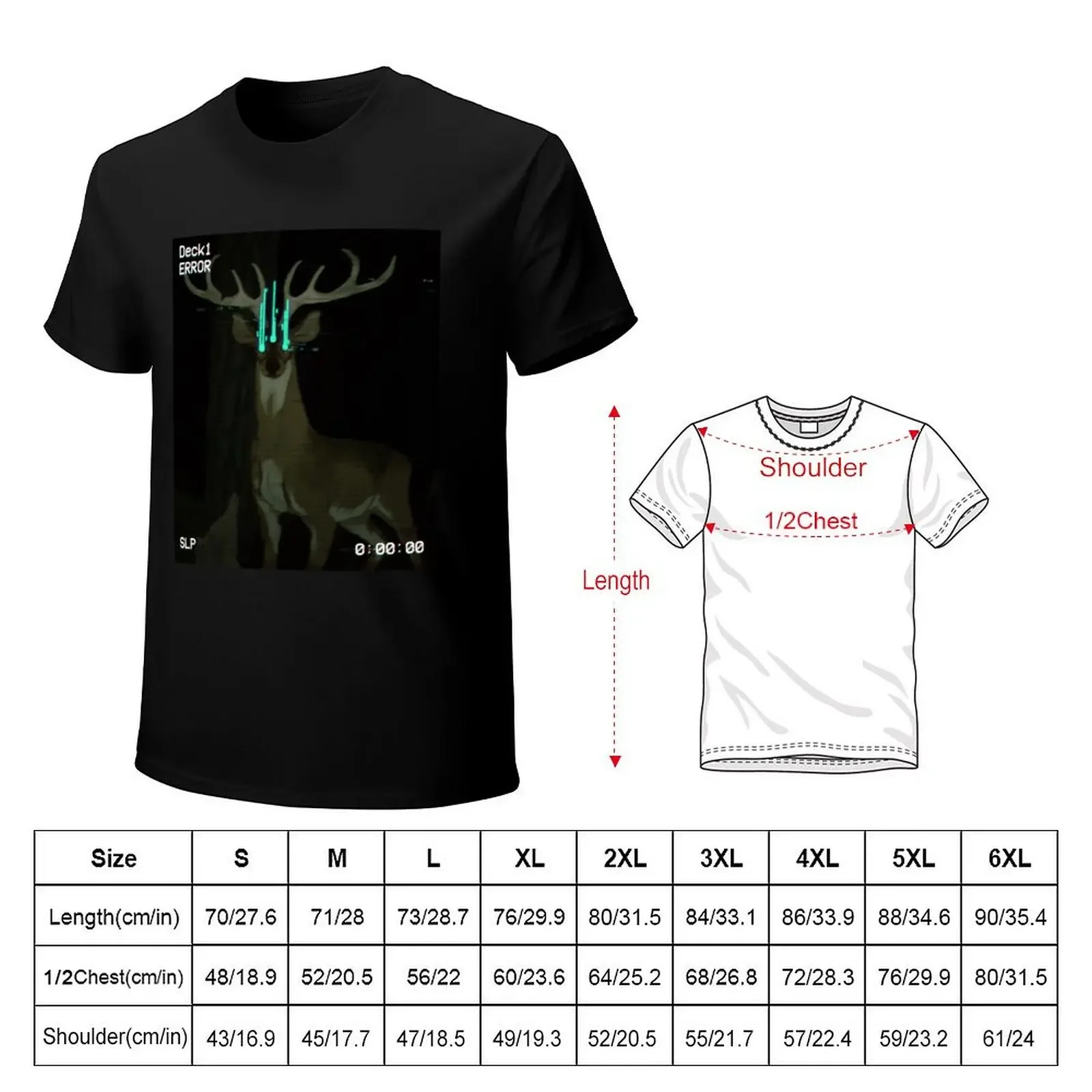 Error Deer T-Shirt designer shirts for a boy tshirts for men