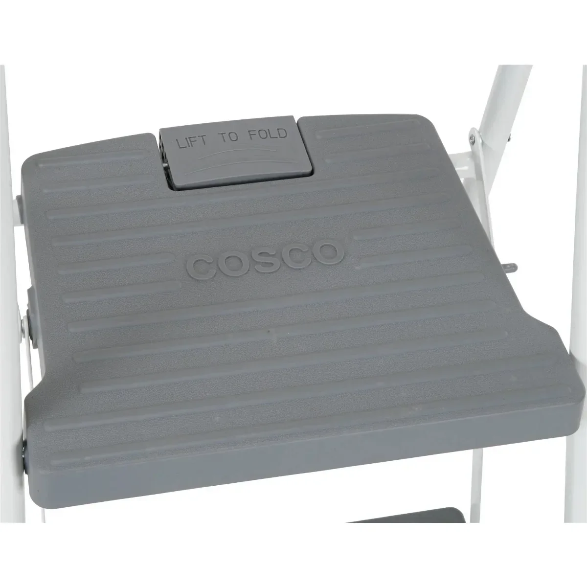 مقعد قابل للطي بخطوتين، خطوات كبيرة من الراتنج، أقصى 8 أقدام، سلم خفيف الوزن للاستخدام في المطبخ المنزلي والحمام