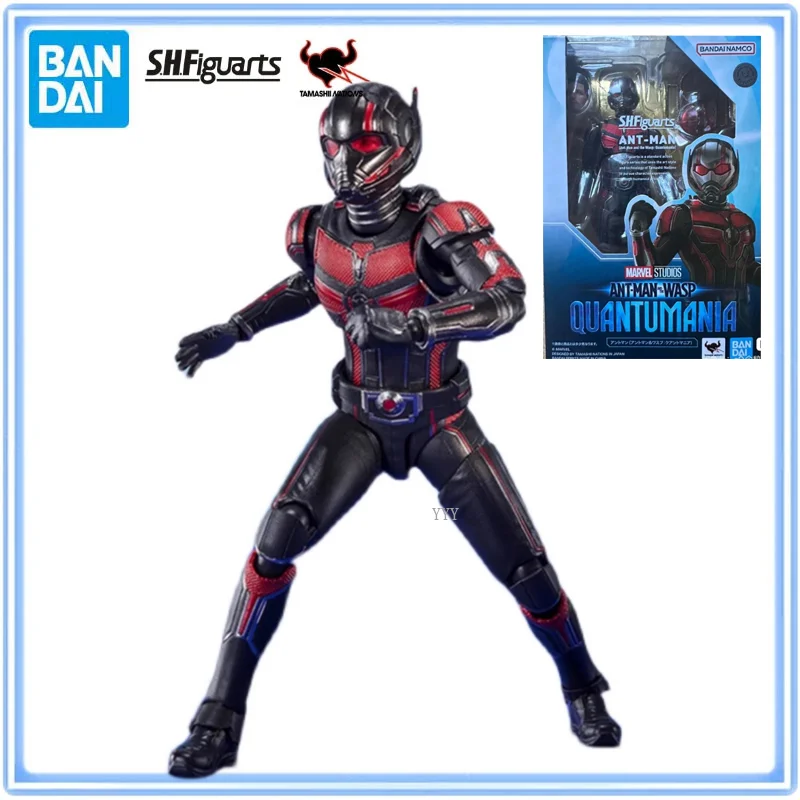 Bandai Original S.H.Figuarts Marvel Ant-Man and The Wasp：Quantumania Ant-Man Action Figures Active Joints Collectible Model