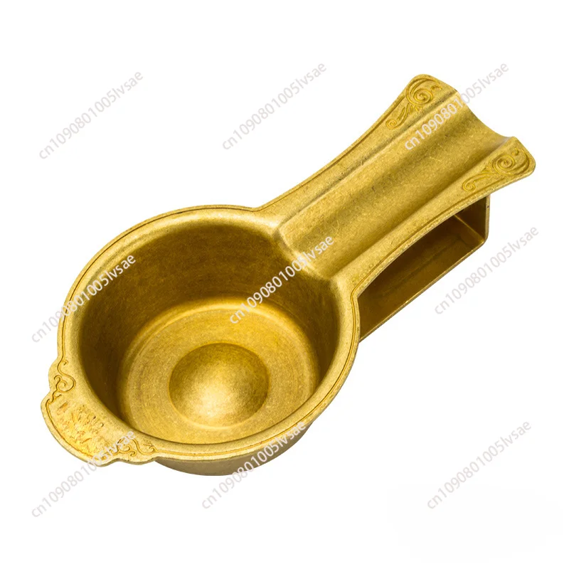 Ashtray Brass single pack with hole opener LUBINSKI ashtray LB-068