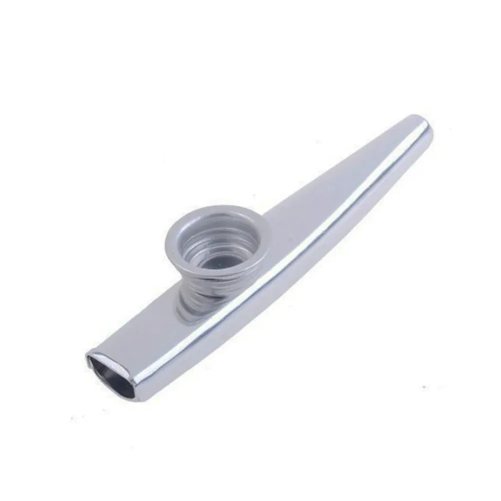 

Metal Ukelele Kazoo Ukulele Guitar Companion Silver Aluminum Kazoo Musical Accessory