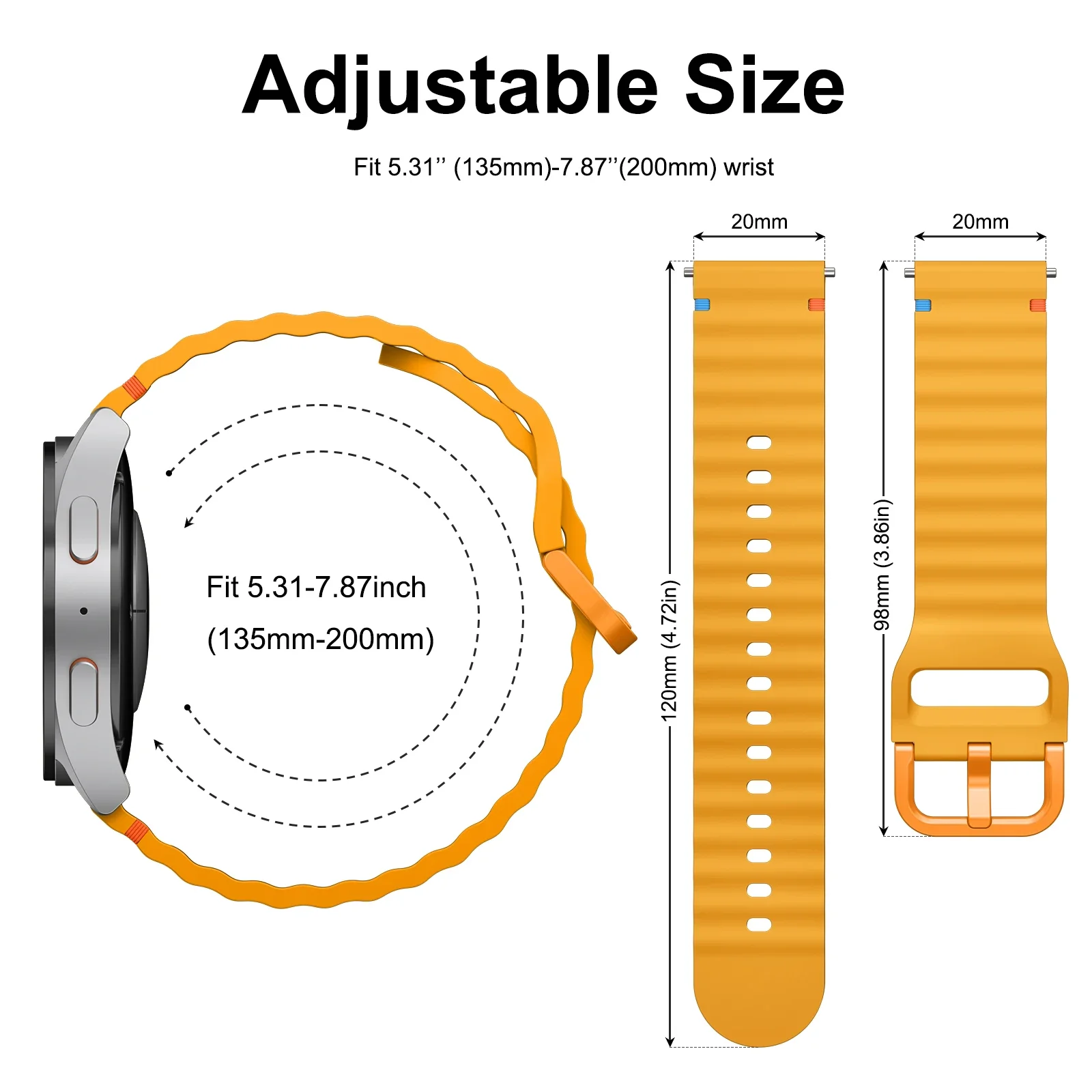 Silicone Strap+TPU Case For Samsung Galaxy watch 5 6 7 40mm 44mm Sport Bracelet With Soft Protective Case For Galaxy Watch 5 6 7