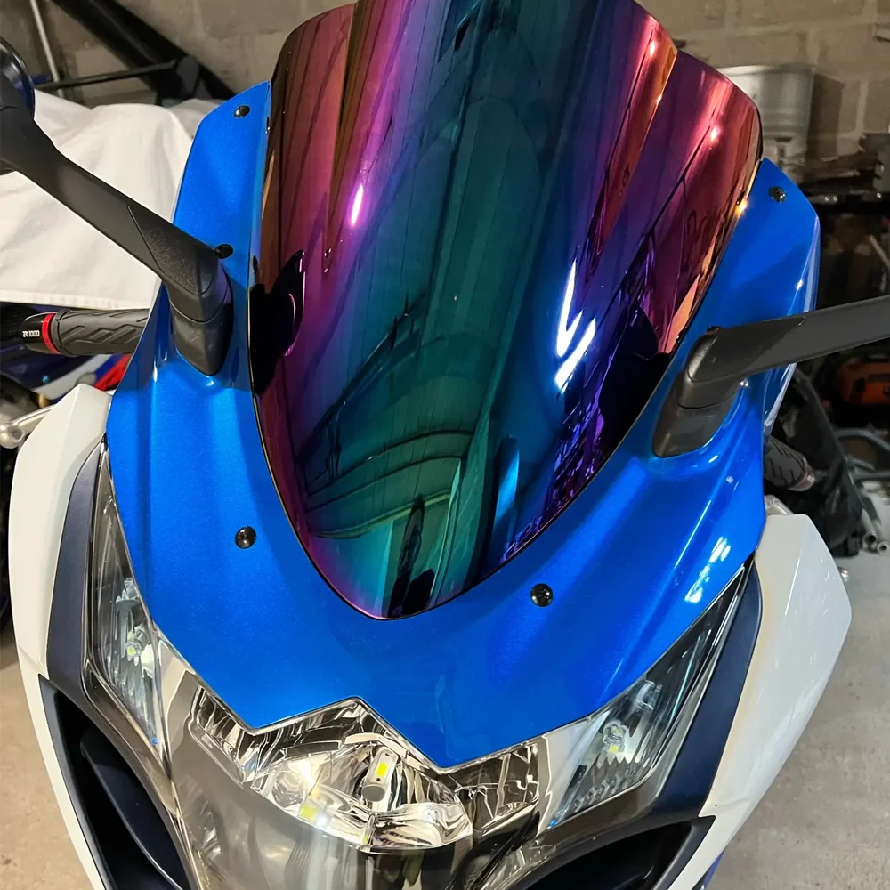 Front Windscreen For Suzuki GSXR1000 K9 GSXR GSX R GSX-R 1000 2009-2016 Motorcycle Fairng Windshield Visor Wind Deflector Double