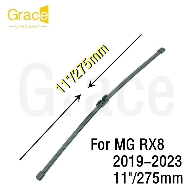 

For MG RX8 Rear Wiper Blade 11"/275mm Car Windshield Windscreen Rubber 2019 2020 2021 2022 2023