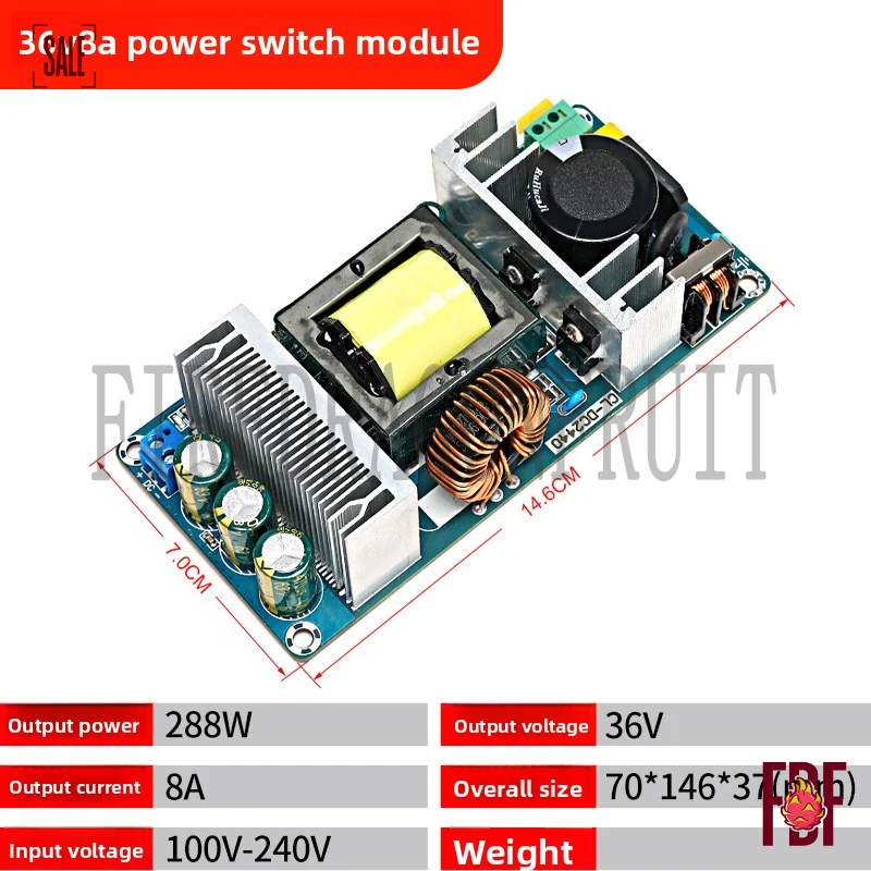 

Industrial 36V Switching Power Supply 110V 220V to 12V 24V Isolated Converter LED Strip CCTV System and Electronic Projects