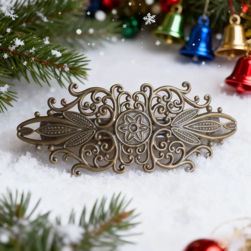 Metal Hair Clip For Woman Vintage Hairpin Barrette Hair Accessories Tiara Hairgrip