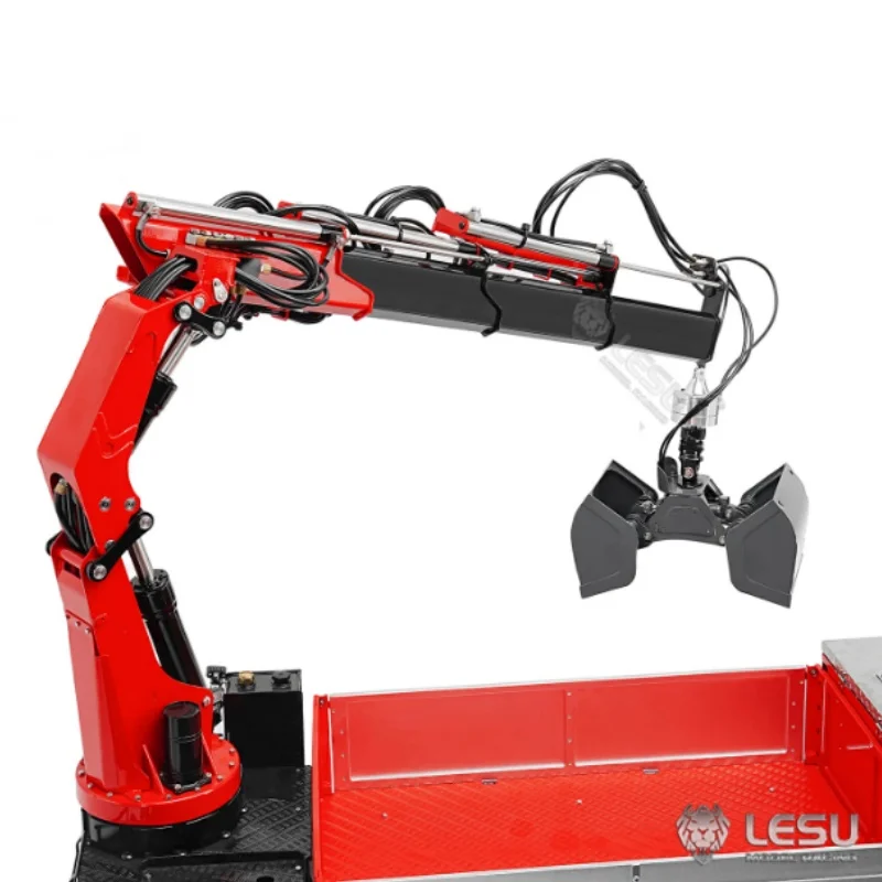 새로운 LESU RC 교체 부품 조개 쉘 그랩 장난감 1/14 유압식 트럭 RC 크레인 자동차 원격 제어 차량 모델