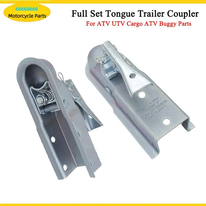 ATV trailer rack connection base for four-wheel beach kart modified trailer rack with rear bar tow hookkart