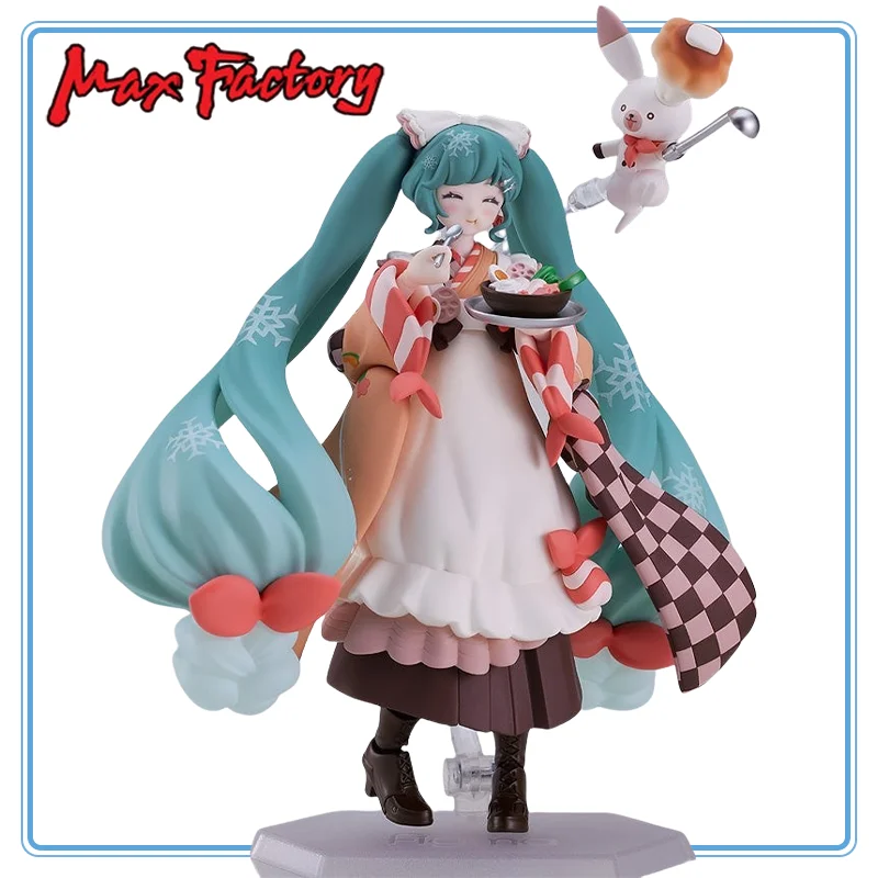 

Max Factory Original Vocaloid Hatsune Miku Rabbit Yukine Figma #EX‐068 Snow, Winter Delicacy Ver. Action Figure Garage Kit