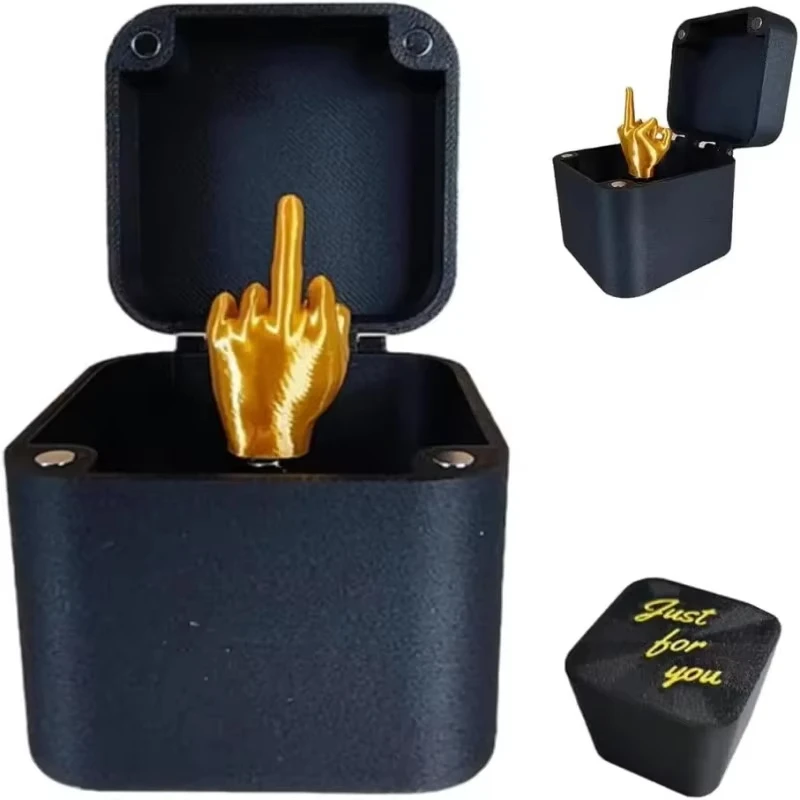 Middle Finger in a Box Middle Finger Surprise Gift Box Spoof Hand Prank Pop up Gift Box Middle Finger Funny Ideas Gift