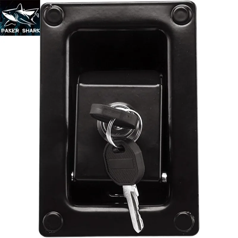 Excavator Side Door Lock with Key For E307 312 320 323C Door Lock Machine Cover Lock Excavator Accessories
