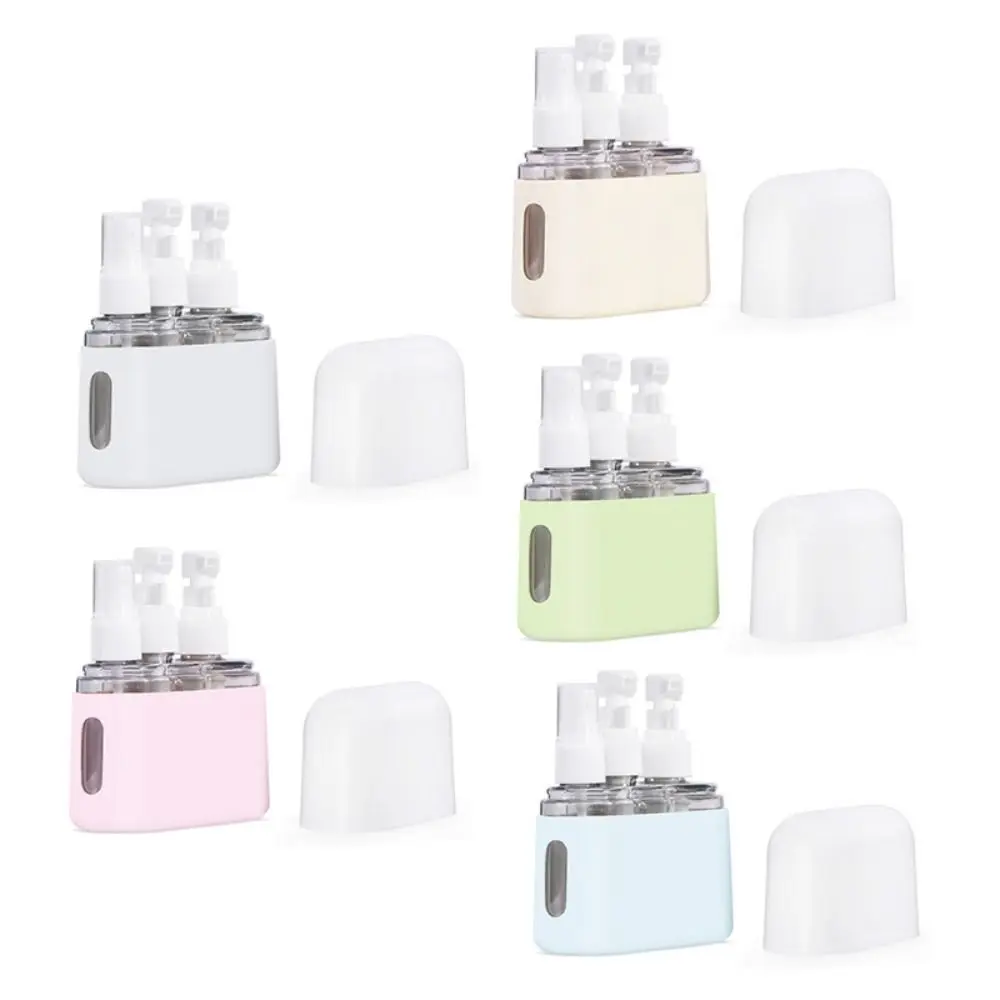 2/3/4 in 1 Travel Refillable Bottles Set Reusable Leak Proof Empty Bottle Kit 50ml Spray Bottles Liquid Dispenser Bottle