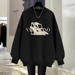 Autumn Winter Women Luxury Hoodie Harajuku Y2k Designer Womens High Quality Pullover Sweatshirt Female Casual Vintage Clothing