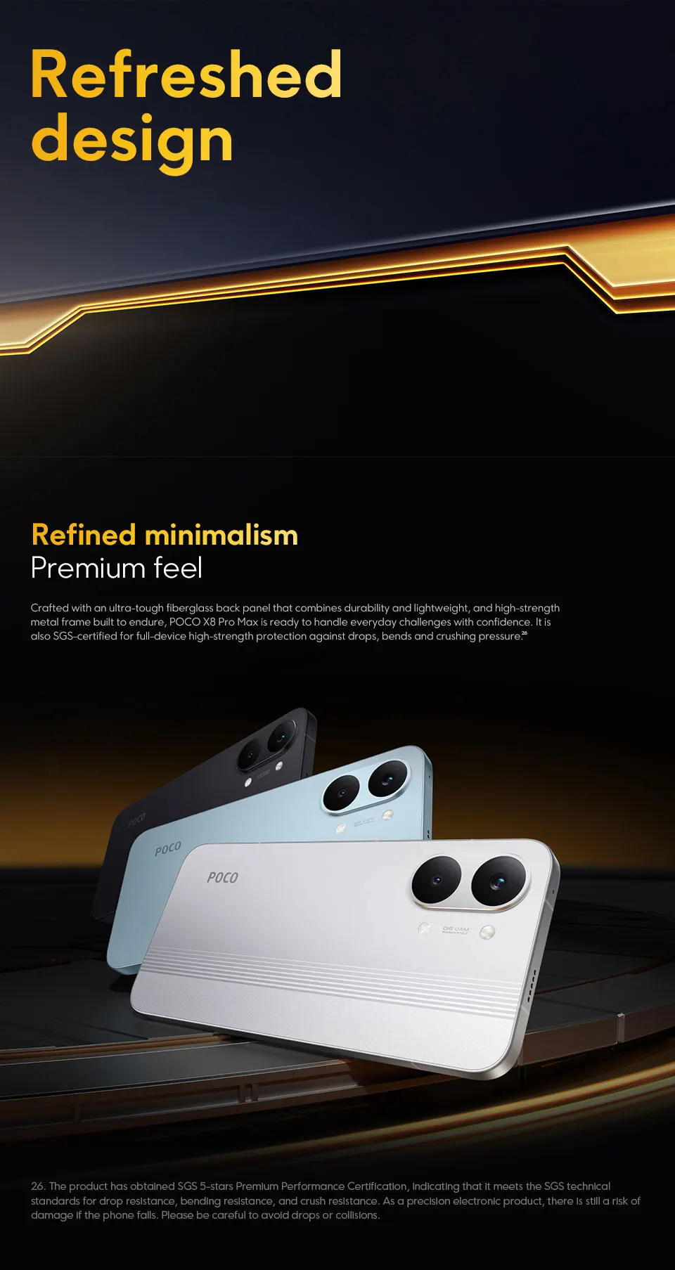 POCO X8 Pro Max 5G Smartphone Global Version 8500mAh battery 6.83'' 1.5K 120Hz Ultra-Bright AMOLED Display Dimensity 9500s NFC