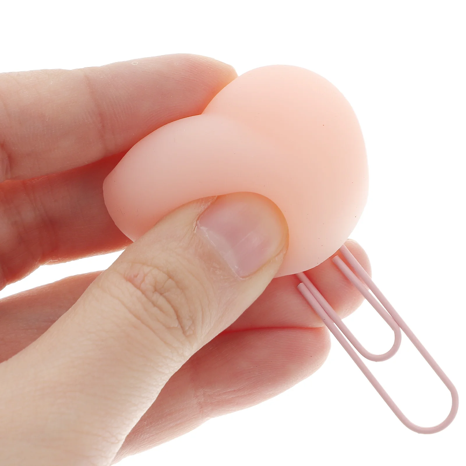 4 قطع من مشابك الورق الإبداعية لمستلزمات المكتب، ملف كرتوني ملون كبير ولطيف