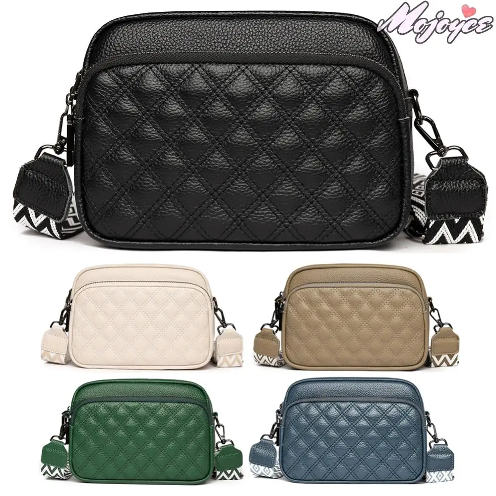 

Women Messenger Bags Genuine Leather Fashion Commute Bag Simple Casual Portable Elegant Adjustable Straps Ladies Tote Clutchs