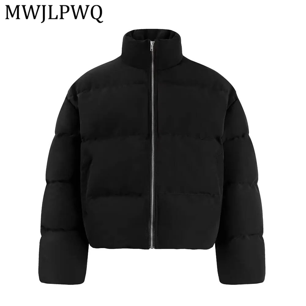 

Мужская зимняя утепленная куртка в американском стиле, однотонная, универсальная, свободного кроя, с воротником-стойкой, на подкладке, 21871