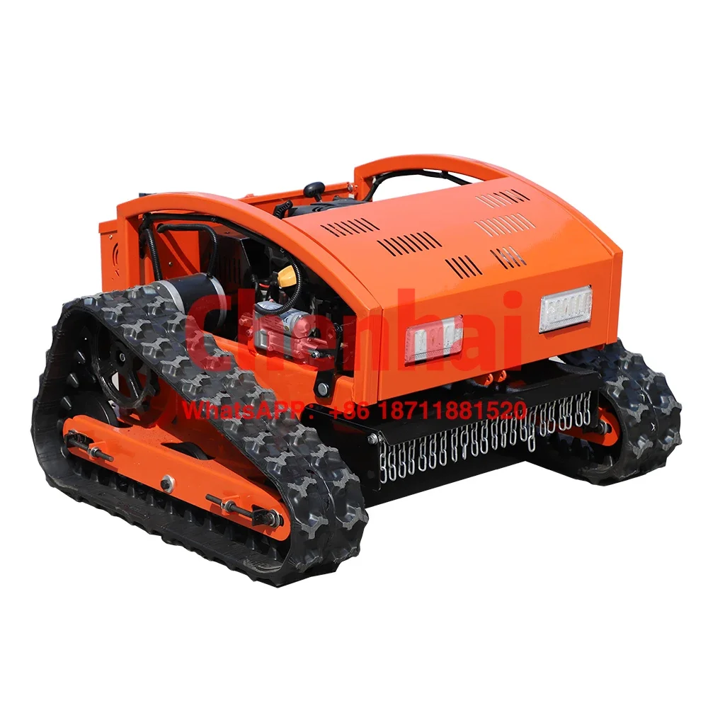 Shandong Mower Mini Crawler Type Remote Control Robot Gasoline Engine Lawn Mower