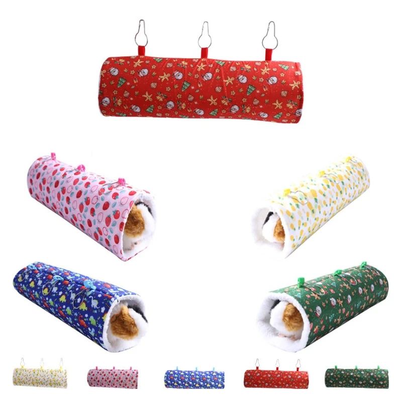 E9LD Hanging Tunnel for Small Animals Small Animal Rats Squirrel Toy Easy to Use Gift