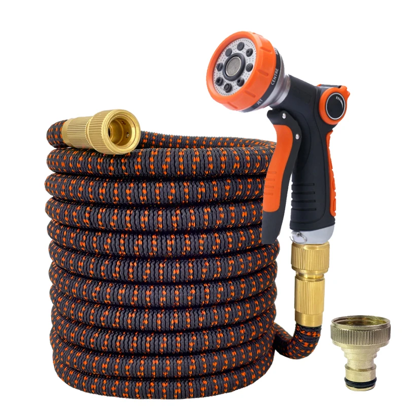 

Садовый поливочный пистолет, шланг, расширяемый резиновый шланг, водяной пистолет для пенопласта высокого давления, подходит для очистки орошения садовой фермы