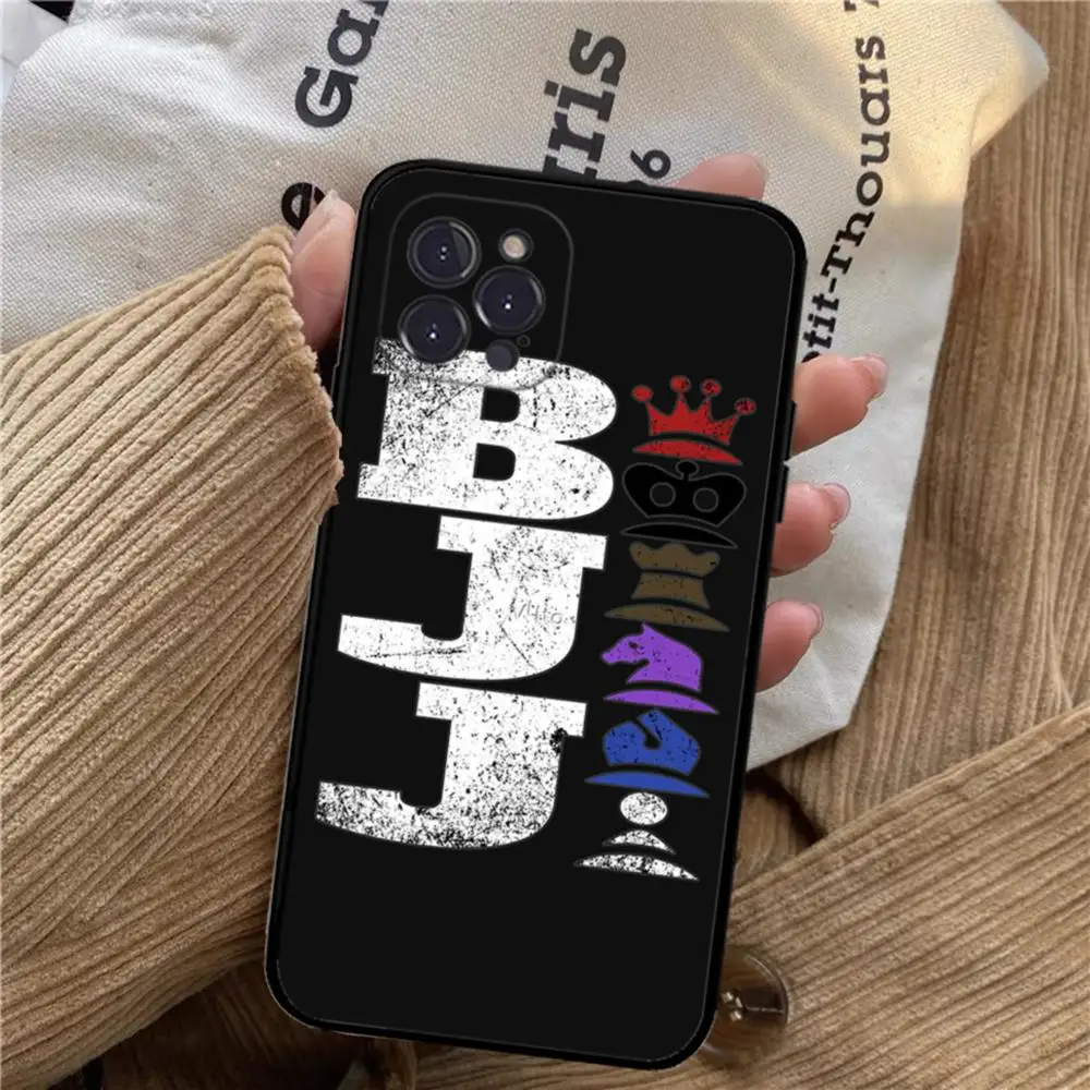 BJJ Brazilian Jitsu Phone Case For iPhone 15 14 11 12 13 Mini Pro XS Max Cover 6 7 8 Plus X XR SE 2020 Funda Shell