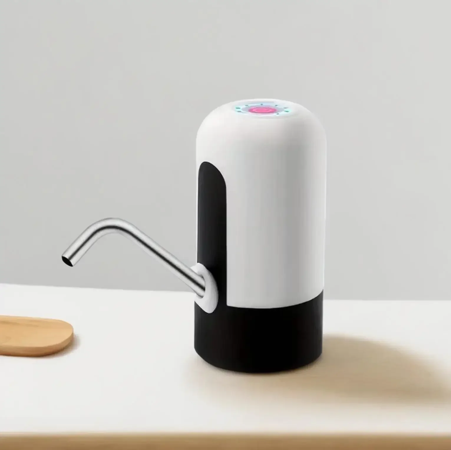 

1 шт. насос для бутылки с водой, USB перезаряжаемый автоматический насос для питьевой воды, портативный диспенсер для воды для кемпинга