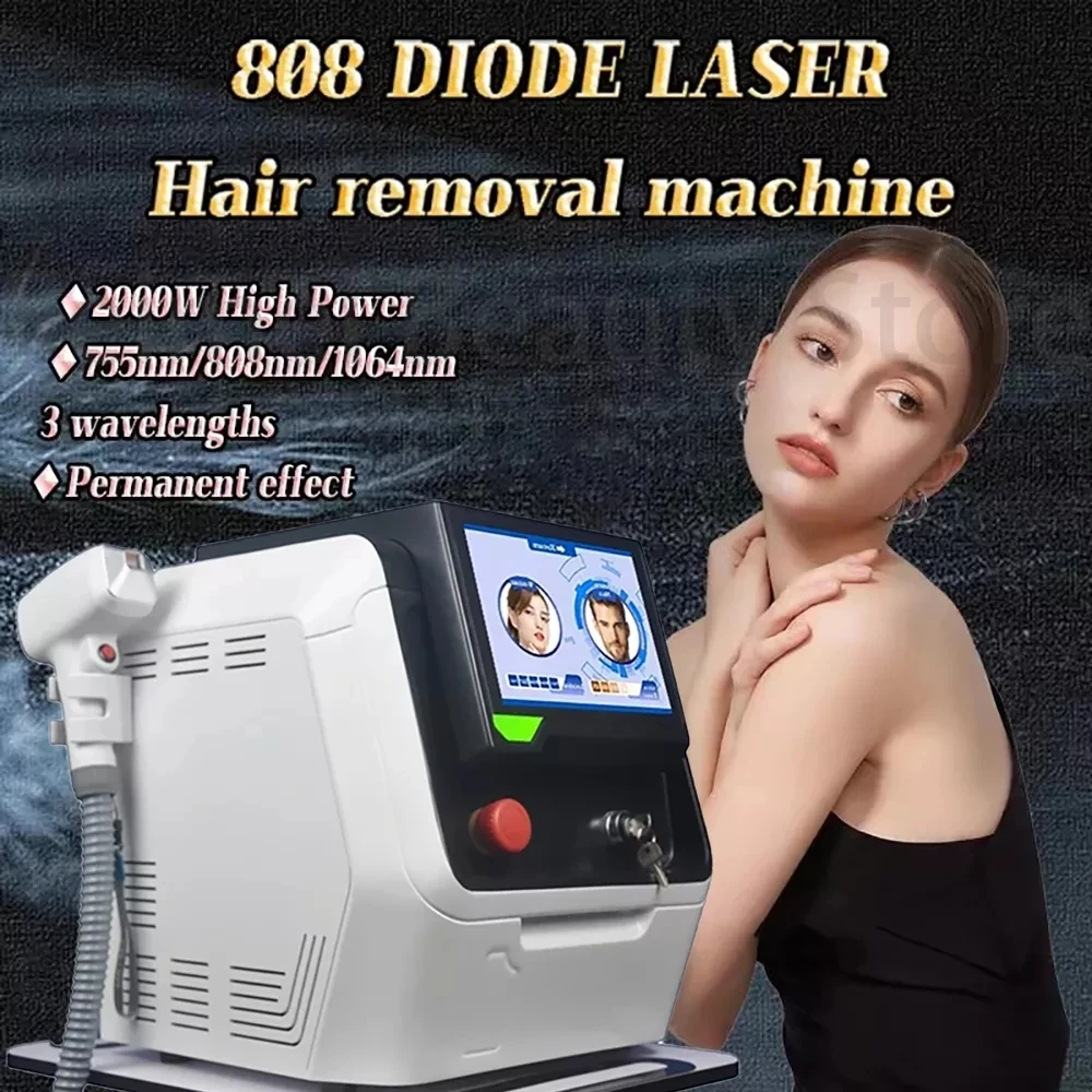 New Products 3500W 755 808 1064nm Diode Laser Remov Hair Beauty Machine Professional Electric Facial Body Depilator For Women