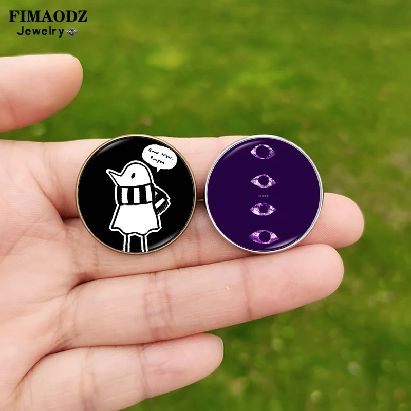 Cartoon Goodnight Punpun Pin Cosplay Badge Accessories For Clothes Backpack Bag Decoration Brooches Lapel Pins for Fans Gift