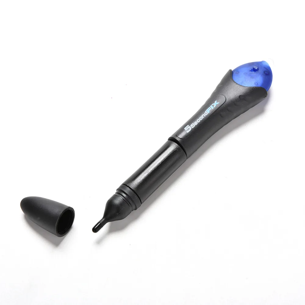 Uv Light Repair Tool 5 Second Quick Fix Liquid Glue Pen With Glue Super Powered Liquid Plastic Welding Compound Office Supplies