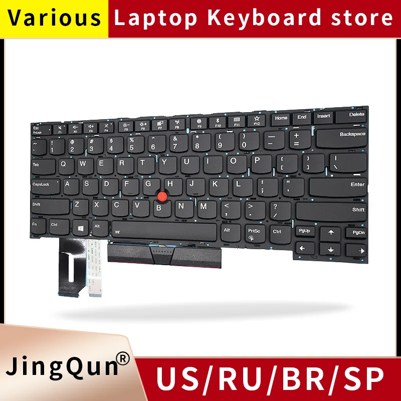 

Backlit Keyboard for Lenovo ThinkPad P1 X1 Extreme Gen 1 Gen 2, T490S T495S 14.0 Laptop 02HM208 02HM244 V170820ES1 SN20R58841