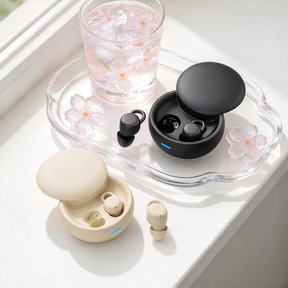 TWS Bluetooth Earphones Wireless Earbuds Present Clear Vocal Details Ergonomic Shape Handy Touch Panel for Media Control