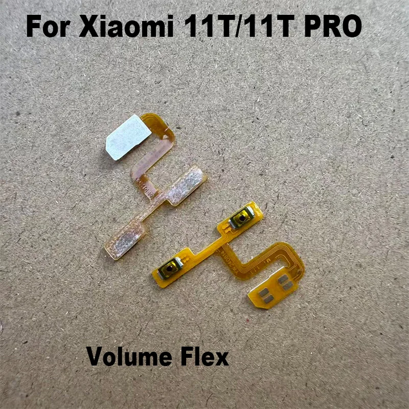 Para xiaomi 11t/11t pro volume de energia botão lateral botões ligar/desligar chaves peças reparo substituição