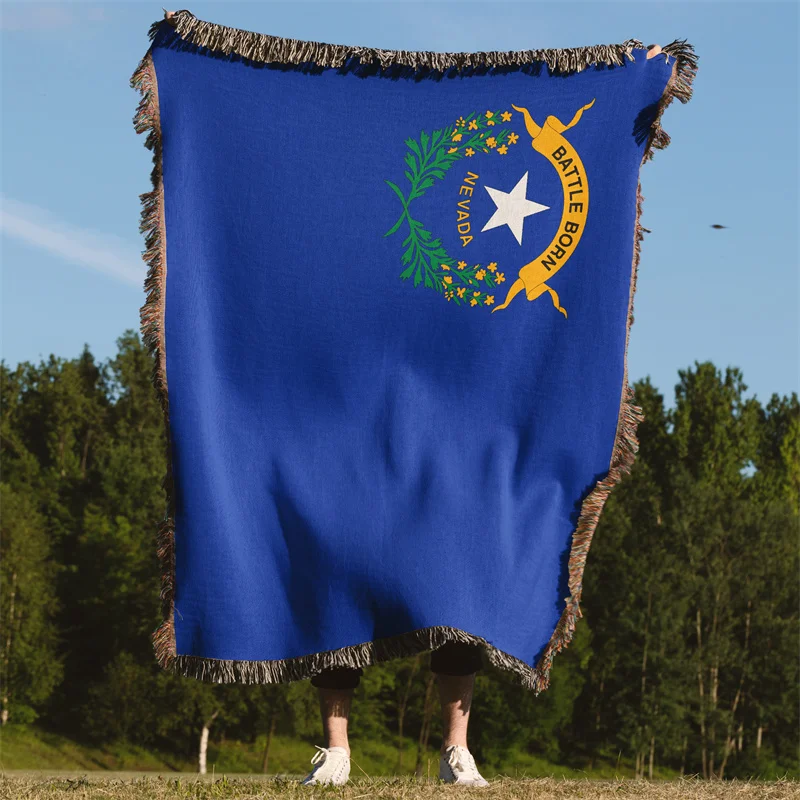 

Aertemisi Nevada Соединенные Штаты Америки Жаккардовое тканое одеяло с бахромой