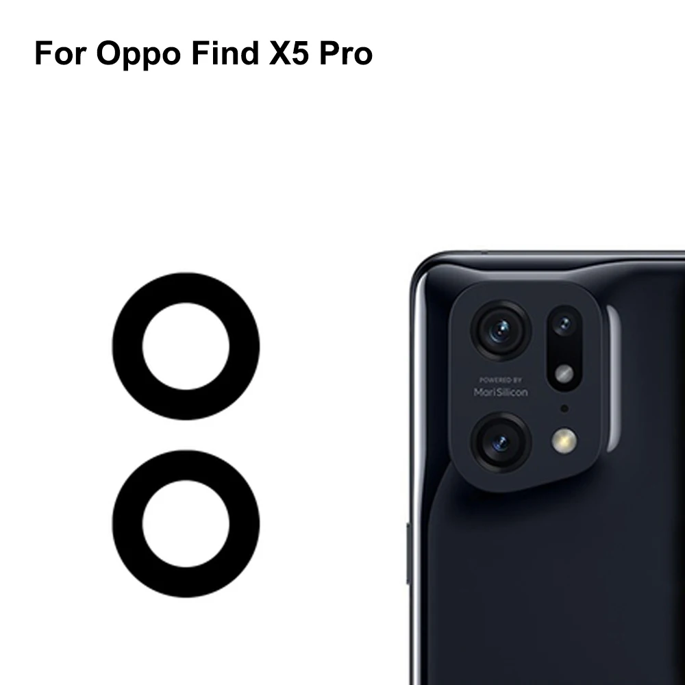 Tested New For Oppo Find X5 Pro Rear Back Camera Glass Lens For Oppo Find X5 ProRepair Spare Parts Findx5 Replacement