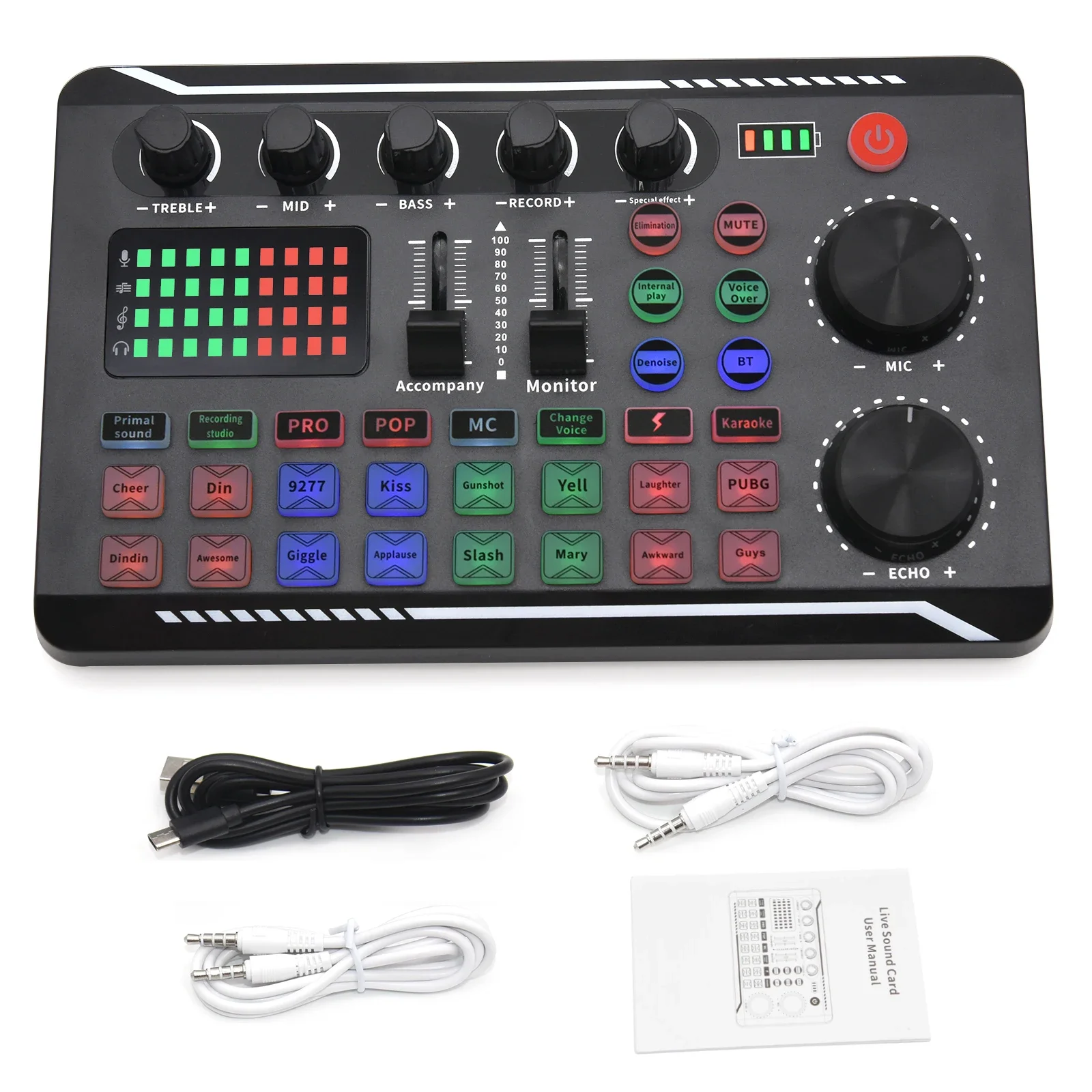 

Audio Mixer F998 Sound Card Microphone Sound Mixer F998 Live Sound Card Mixer Board Sound Card Audio Mixing Console Amplifier