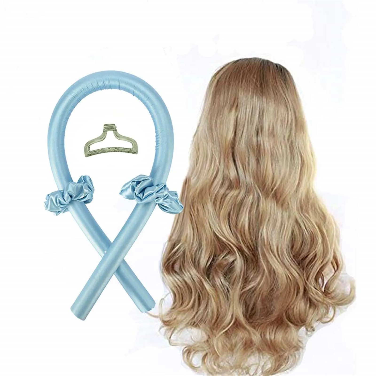 

Heatless Curling Rod Headband No Heat Curls Ribbon Hair Rollers Sleeping Soft Headband Hair Curlers DIY Hair Styling Tools