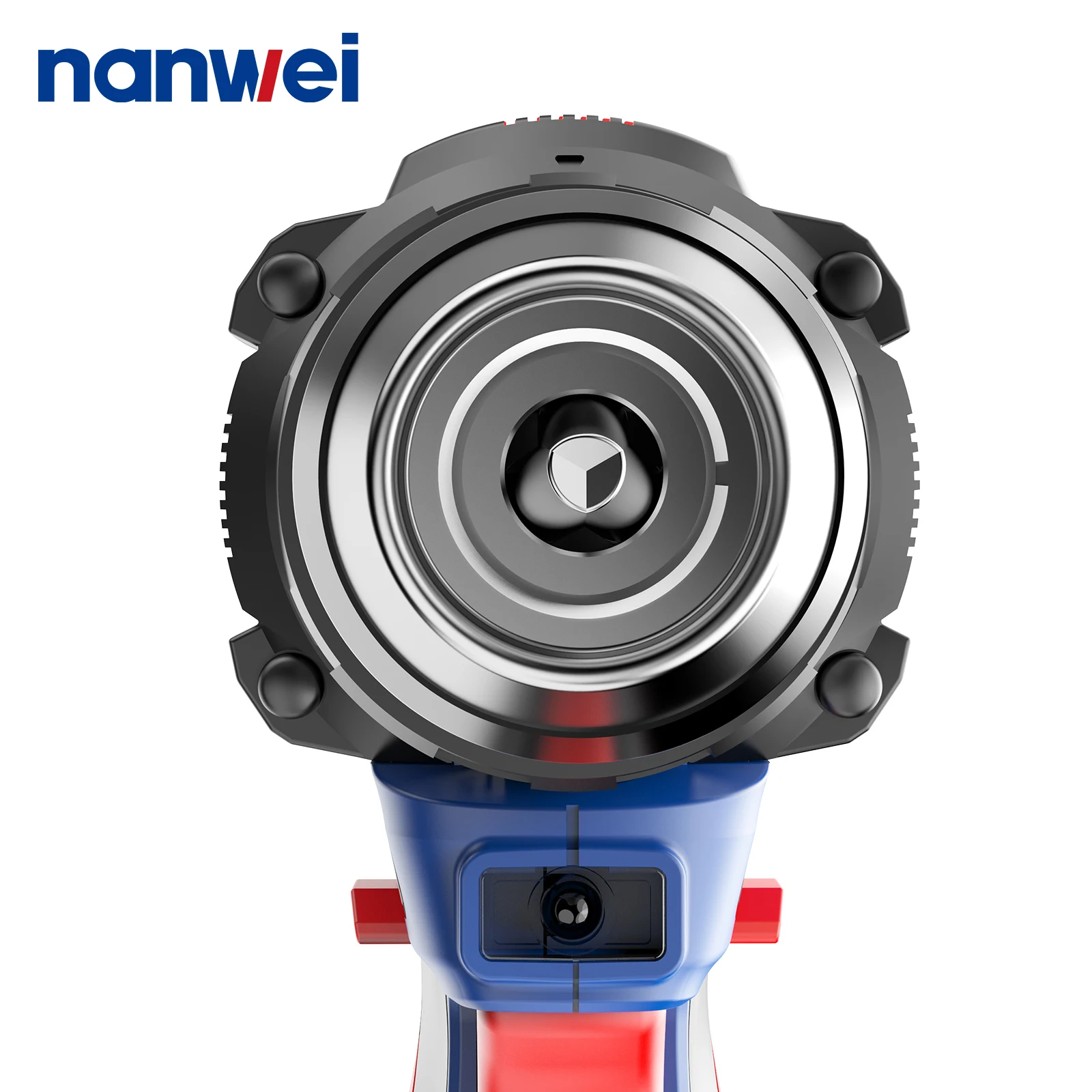 Nanwei Power Tool Electric Screwdriver Brushless Impact Drill 16V Battery Cordless Screwdriver 10MM Dual Speed Impact Drill Tool