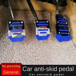1 Set of 2/3pcs Automotive Accelerator Pedal Aluminum Alloy Anti Slip Automotive Pedal Or Brake Pedal Automatic and manual Pedal