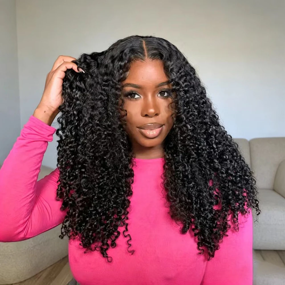 

Curly Wigs Kinky Curly Lace Front Wig 13x6 Lace Front Human Hair Wig Brazilian Frontal 100% Human Hair Lace Wigs For Black Women