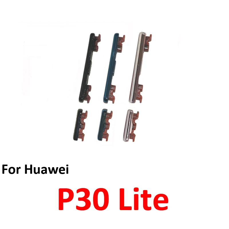 For Huawei P30 Lite Phone New Power Volume Button On Off Up Down External Key Internal Flex Cable Repair Parts For Nova 4e image 4