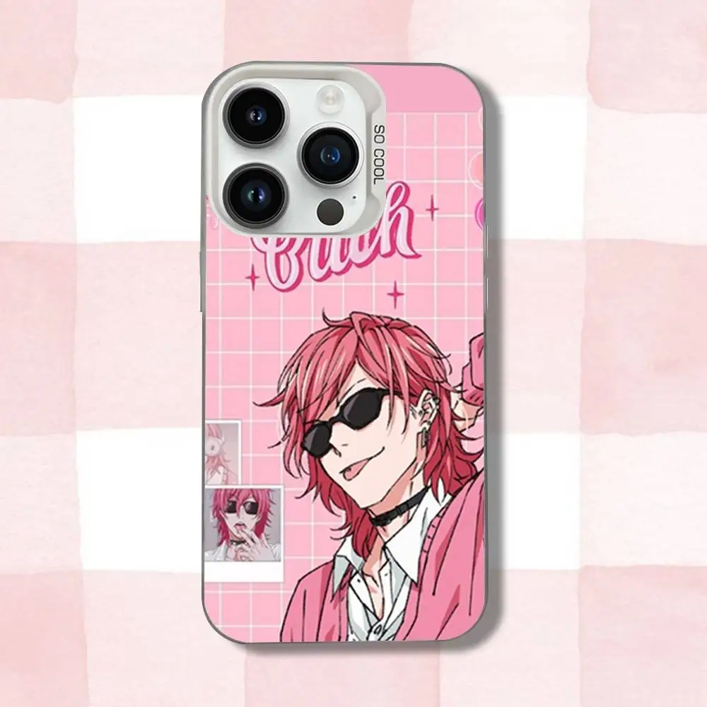 Y-Yarichin Club A-Ayato Yuris funda de teléfono para iPhone 16,15,14,13,12,11,Pro,XS,Max,Plus,Mini,SE blanco caramelo mate cubierta a prueba de golpes