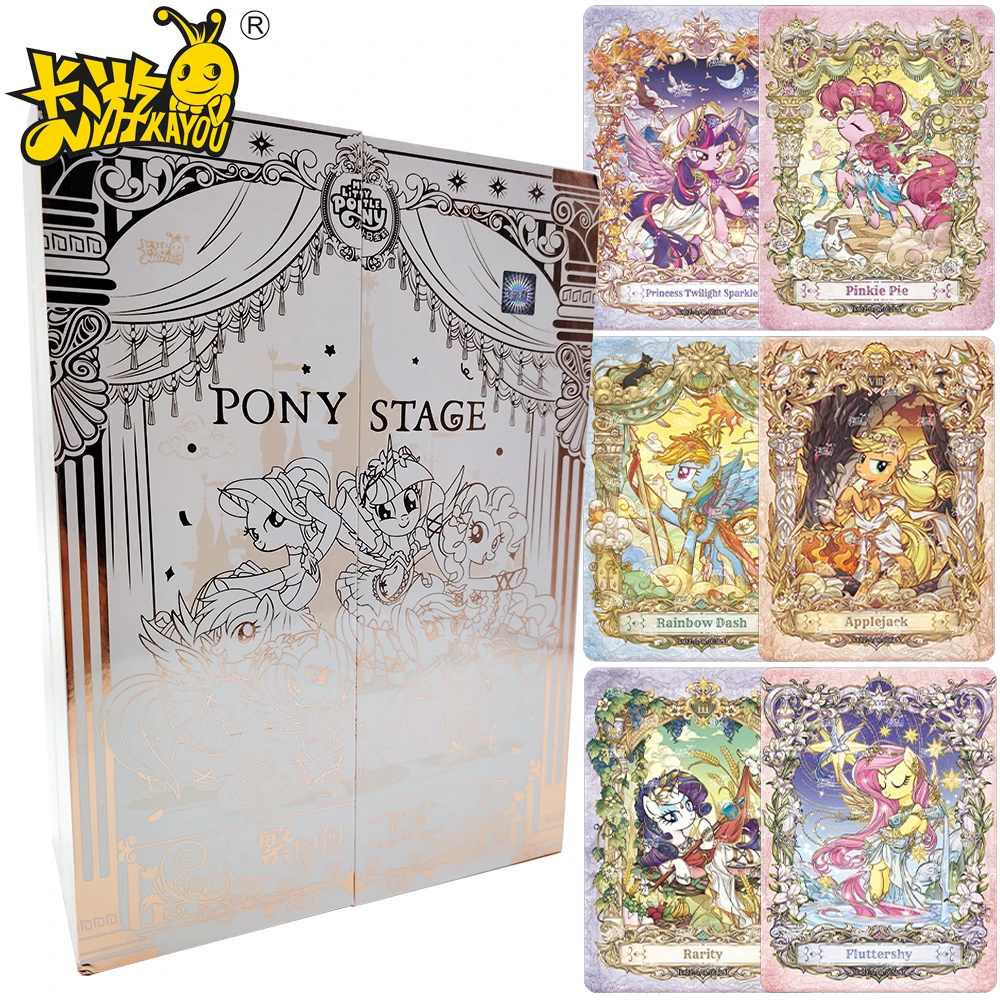 

Original Kayou My Little Pony Collection Card Magic Princess Friendship Eternal Rare Gift Box Edition Character Card Funny Toys