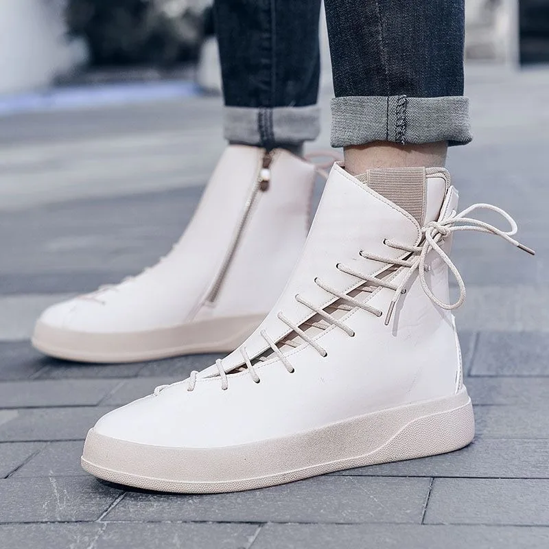 Personalized shoelaces high top designer shoes mens casual sneakers ankle boots running shoes man trainers luxury brands sneaker